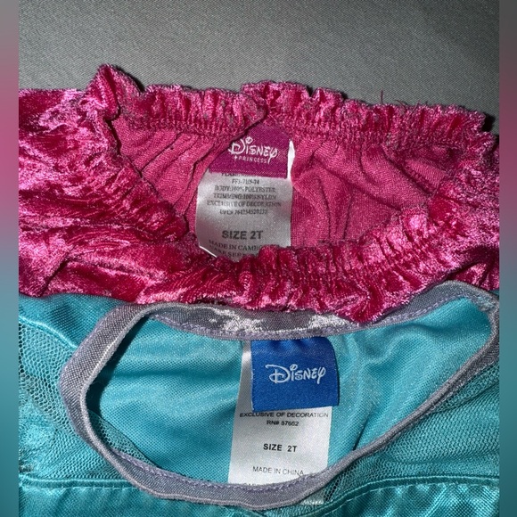 2T Girls Disney Princess Costume Dresses - Elsa, Belle, Aurora and Cinderella - Picture 2 of 7